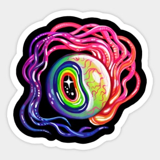 Rainbow Eyeball Sticker